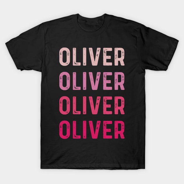 Oliver Personalized Name T-Shirt by Peter smith